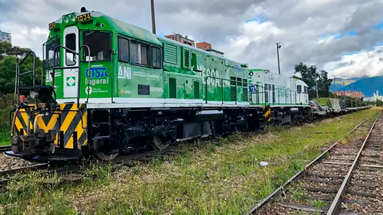 Este es el corredor férreo La Dorada – Santa Marta, que transporte 90 toneladas de carga semanalmente.