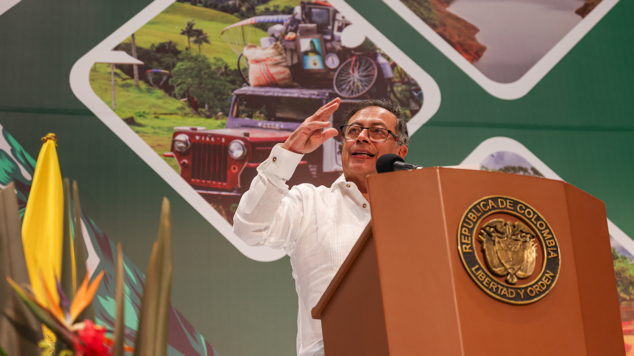Presidente Gustavo Petro en el Congreso Nacional de Municipios 2024 en Cartagena