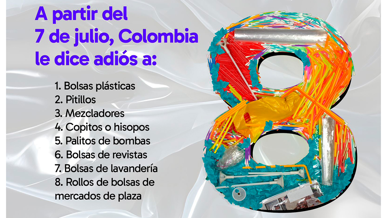 Salen del mercado ocho productos plásticos, entre ellos las bolsas en tiendas, supermercados y lavanderías.