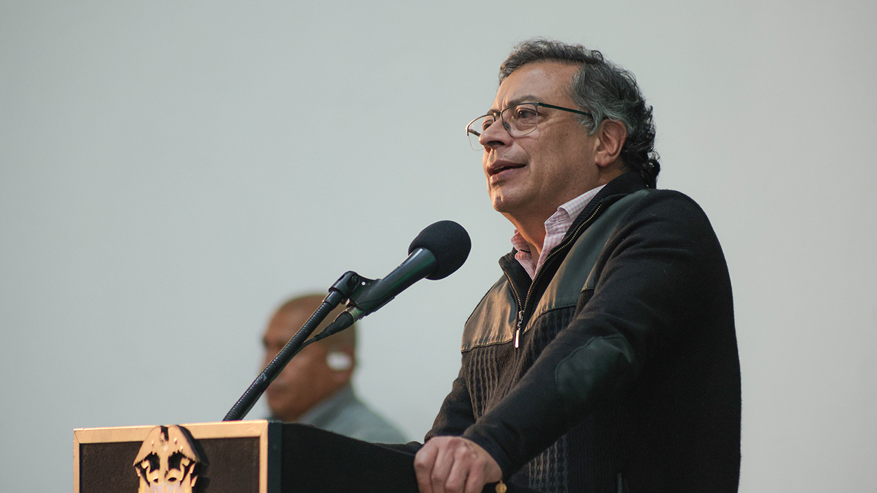 Presidente Petro en el acto público de Reconocimiento de Responsabilidad Internacional por caso de la vereda La Esperanza