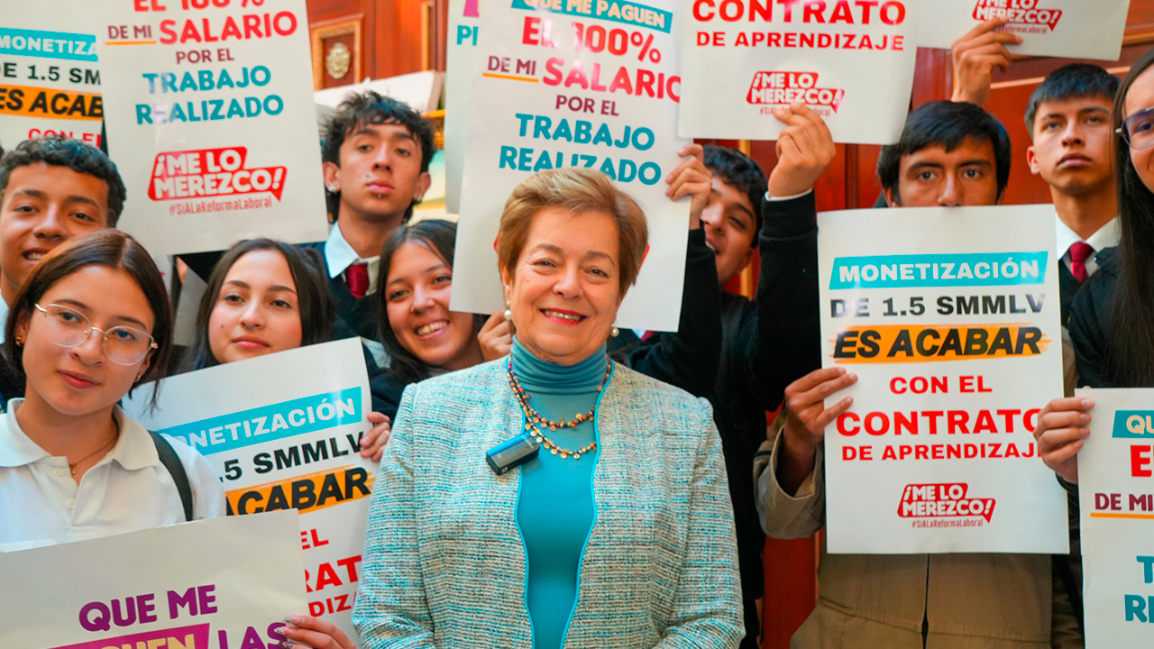 Ministra del Trabajo, Gloria Inés Ramírez