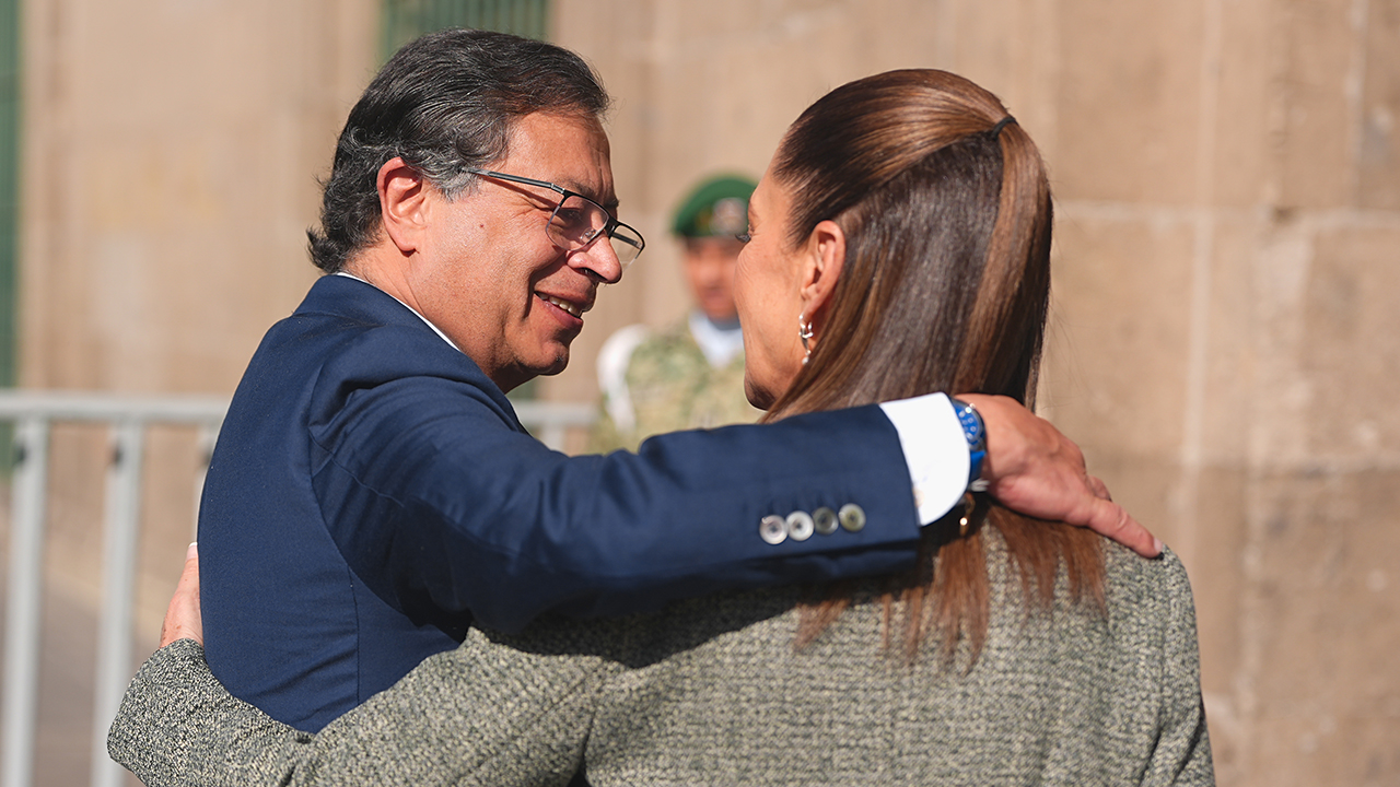 Presidente Petro sostuvo este lunes una reunión bilateral con la presidenta de México, Claudia Sheinbaum Pardo, en el Palacio Na