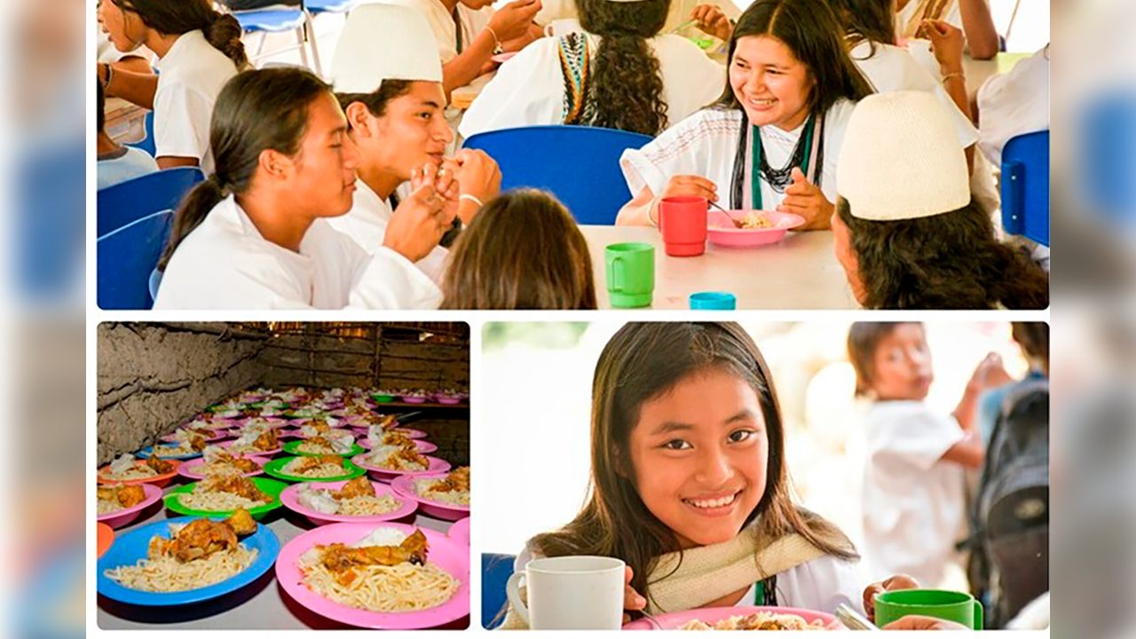 ​En Colombia, el PAE garantiza que niñas, niños y adolescentes en el sistema educativo público reciban alimentación adecuada par