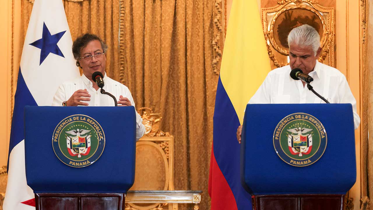Declaración conjunta de los presidentes de Panamá, José Raúl Mulino Quintero, y de Colombia, Gustavo Petro Urrego