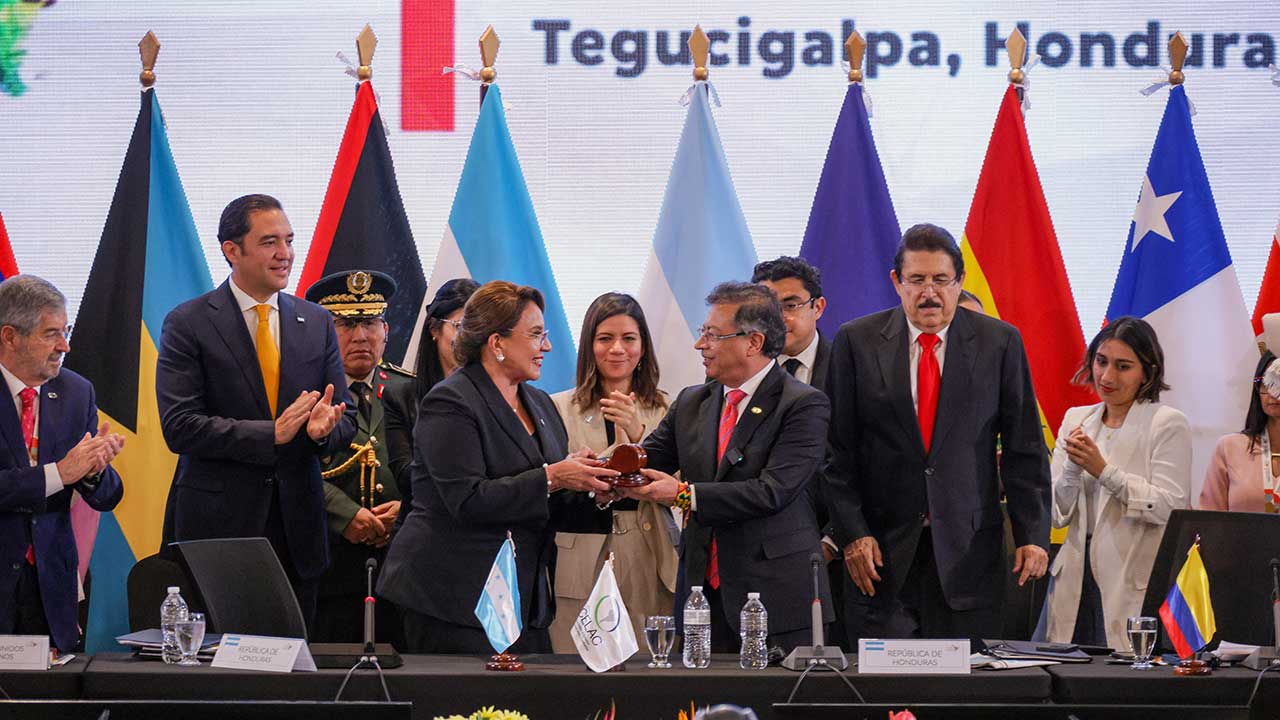 Presidente Gustavo Petro al asumir la Presidencia Pro Tempore de la CELAC