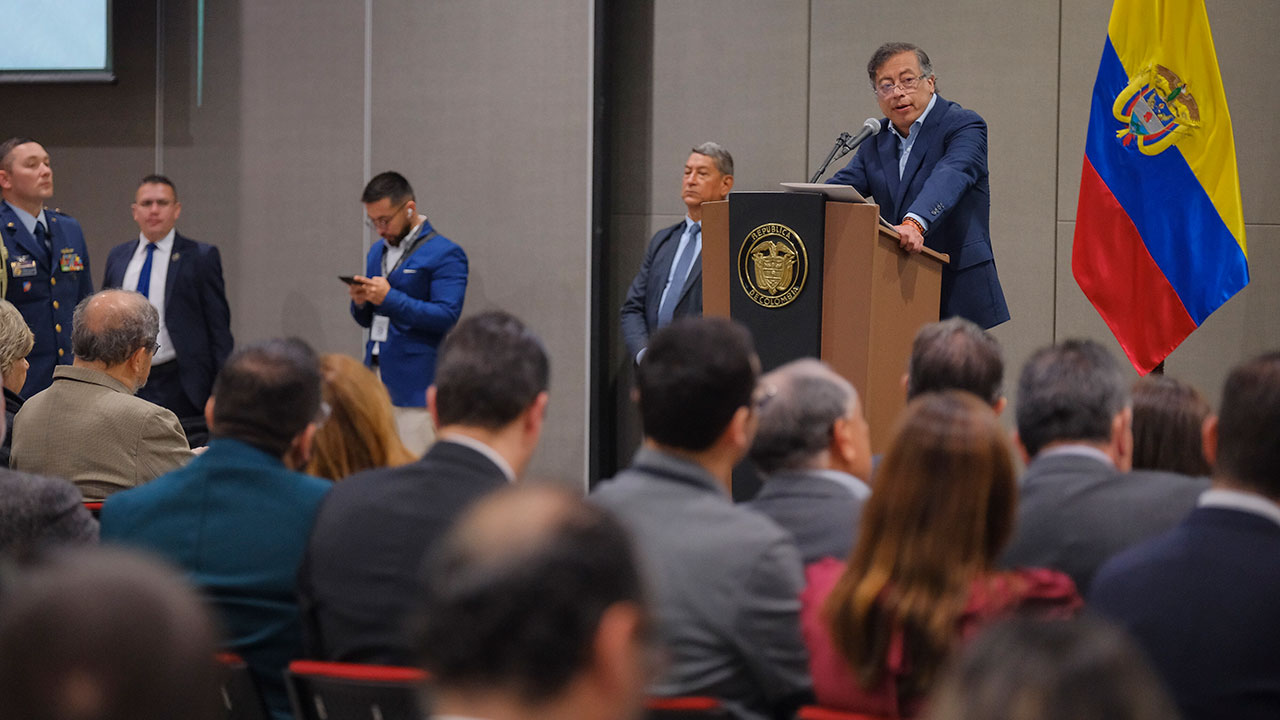 Presidente Gustavo Petro en el ‘Foro - Retos de la descentralización diferencial y el control de los recursos públicos’