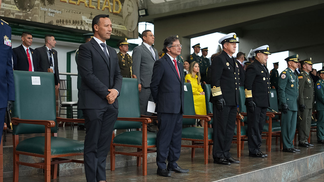 El presidente Gustavo Petro afirmó que su Gobierno adelanta un plan de modernización de la Fuerza Pública sin precedentes en la 
