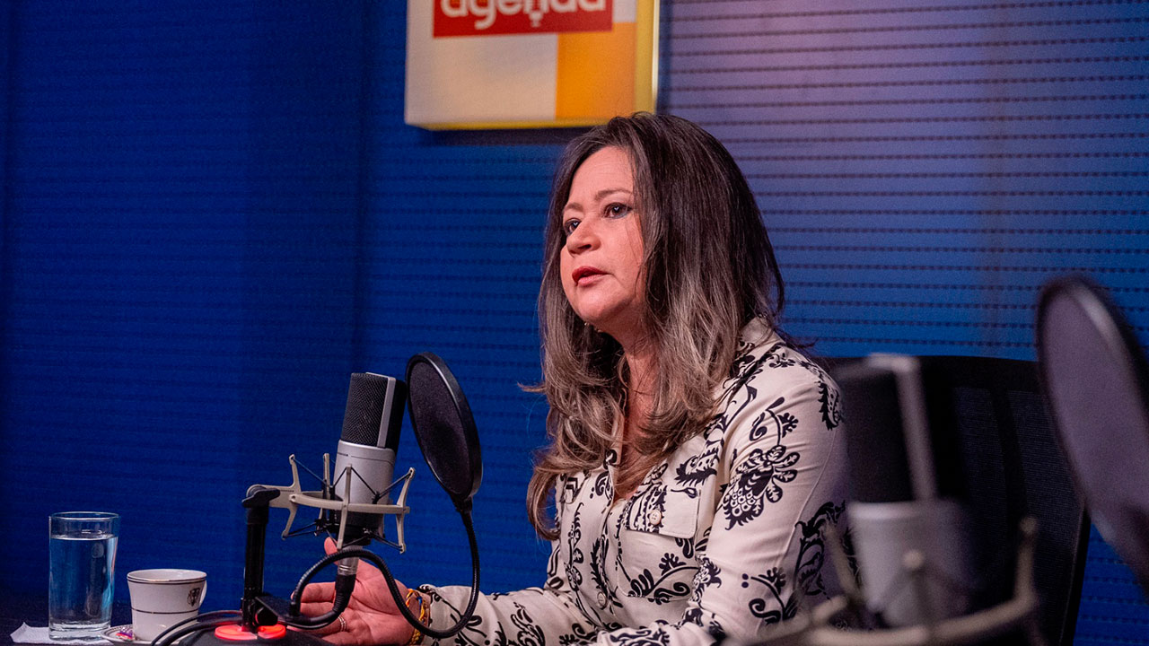 En el programa La Agenda, de la Presidencia de la República, la ministra de Transporte, María Fernanda Rojas 