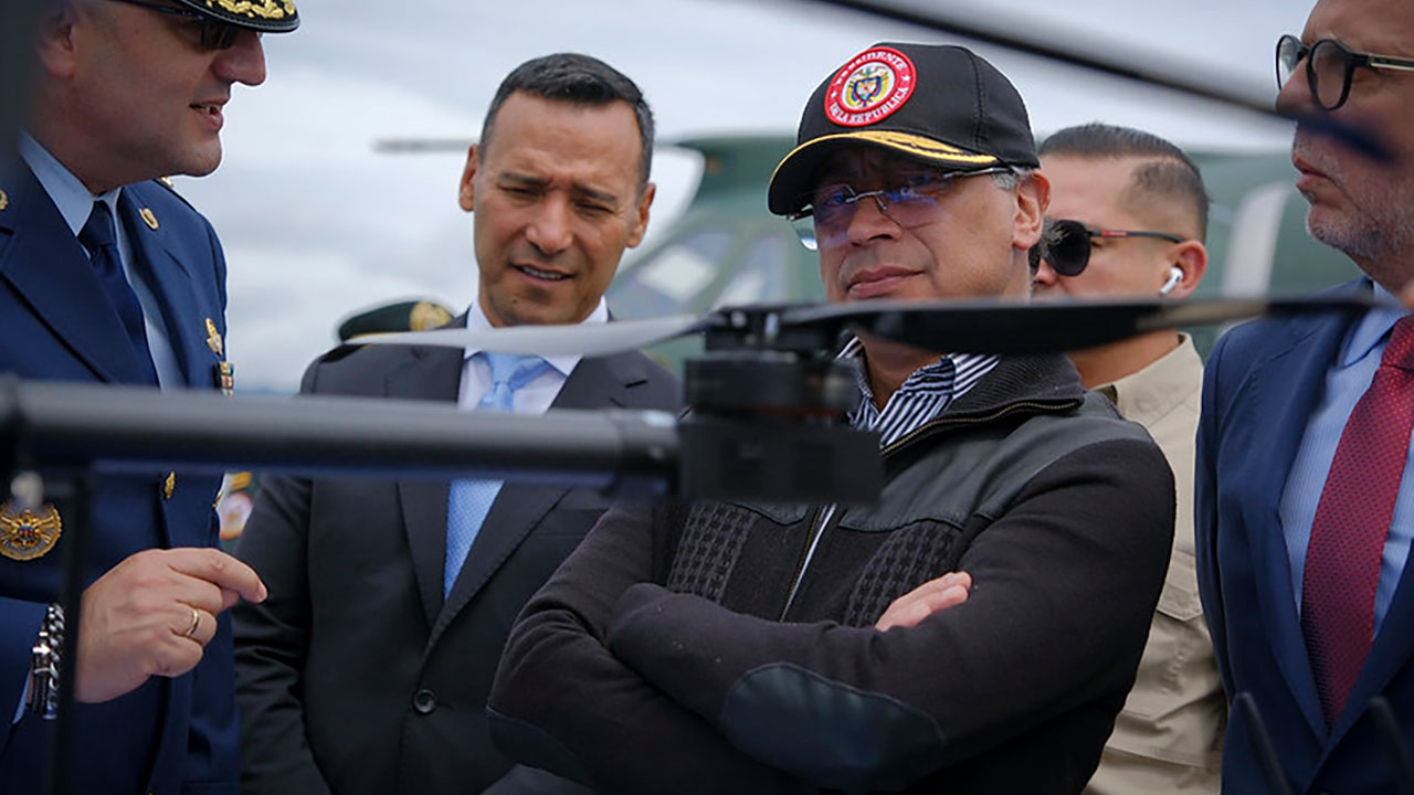 En la inauguración de la decimosegunda edición de la Feria Internacional Aeronáutica y Espacial ‘F-AIR Colombia 2025’